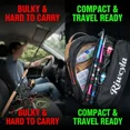 thumbnail image 3 of 5.9FT Telescopic Fishing Rod And Reel Combination, Equipped with 2 Bait Accessory Boxes + 1 Storage Bag, Portable Mini Fishing Rod Set for Travel, Freshwater Fishing (Pink + Blue), 3 of 8