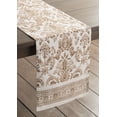 thumbnail image 2 of Maison d' Hermine 100% Cotton Table Runner 14.5 Inch by 108 Inch for Party Events Dinner Holidays Kitchen Home Dining Table Decor Outdoor Parties Collection - Allure, 2 of 3