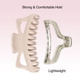 thumbnail image 4 of Scunci Savvy Value 2pk LG Mixed Claw Clip, 4 of 6