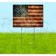 thumbnail image 1 of American Flag (18" x 24") Yard Sign, Includes Metal Step Stake, 1 of 6