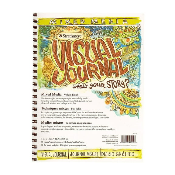 Visual Mixed Media Journals 9 in. x 12 in., 34 sheets (pack of 2)