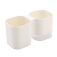 thumbnail image 1 of Soporte para bolígrafo Caja de almacenamiento de cepillo de escritorio desmontable Maceta de decoración de plástico para oficina en casa, Blanco Kearding HA005200-02, 1 of 6
