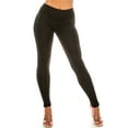 thumbnail image 2 of Sleek Faux Leather Accented Mesh High Waisted Sport Leggings Black S, 2 of 2