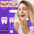 thumbnail image 6 of Purple Toothpaste for Teeth Whitening, Teeth Whitening Toothpaste, Tooth Stain Removal, Freshens Breath Helps Colour Corrector, 6 of 9