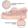 thumbnail image 6 of LUXUR Winter Shoes for Womens Moccasin House Slippers Slip On Ankle Boots Indoor & Outdoor, 6 of 8