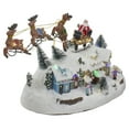 thumbnail image 3 of Northlight 12" Lighted Christmas Village with a Flying Sleigh, 3 of 5