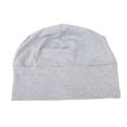 thumbnail image 4 of Men' Summer Beanie Cotton Headgear Knitted Loss Cancer - Light Grey, Free Size Gray, 4 of 8