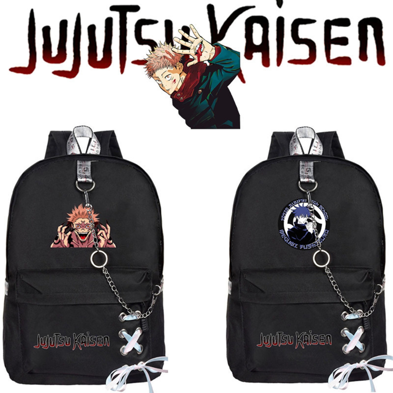 Riapawel Jujutsu Kaisen Backpacks Large 