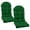 Green, variant on Outdoor Chair Cushions Set of 2, Waterproof Rocking Chair Cushion with Ties Non- Black Thick Patio Seat Cushion for Indoor Outdoor Furniture