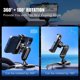 thumbnail image 3 of Soporte para teléfono de coche, soporte para teléfono móvil con rotación de 360 grados, soporte de montaje para clip de coche, adecuado para teléfonos inteligentes de 4 a 7 pulgadas (negro) Feliz Sencillez, 3 of 3