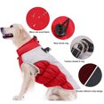 thumbnail image 3 of High Collar Pet Clothes Reflective Dog Winter Coat High Collar Snow Protection Adjustable Neck Zipper, 3 of 7
