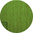 thumbnail image 1 of Ahgly Company Indoor Round Abstract Green Contemporary Area Rugs, 5' Round, 1 of 1