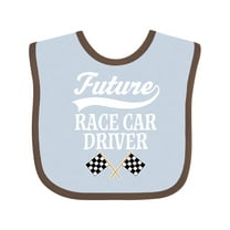Inktastic Future Race Car Driver Racing Boys Baby Bib