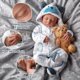 thumbnail image 2 of Muñeca Reborn Babeside para niño, 50 cm, realista, con ropa de más de 3 años, 2 of 8