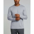 thumbnail image 3 of Real Essentials 3 & 5 Pack: Men's Mesh Quick Dry Athletic Long Sleeve T-Shirt UPF SPF UV Sun (Available In Big & Tall), 3 of 4