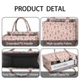 thumbnail image 4 of Large Capacity Tote Bag,Floral Fairy Princess Pattern Handbag Fashion Luxury Tote Bag,15.7"x13"x 5.1" Inches,Laptop Compatible, 4 of 6