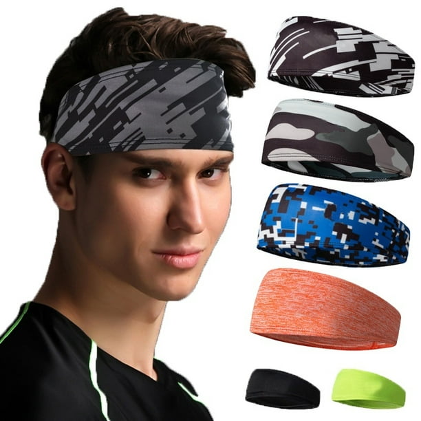 1pc Sports Headbands Sweatband Non-Slip Hairband Moisture Wicking Workout  Sweatbands for Running, Yoga, Tennis, Cross Training, Basketball, Cycling 