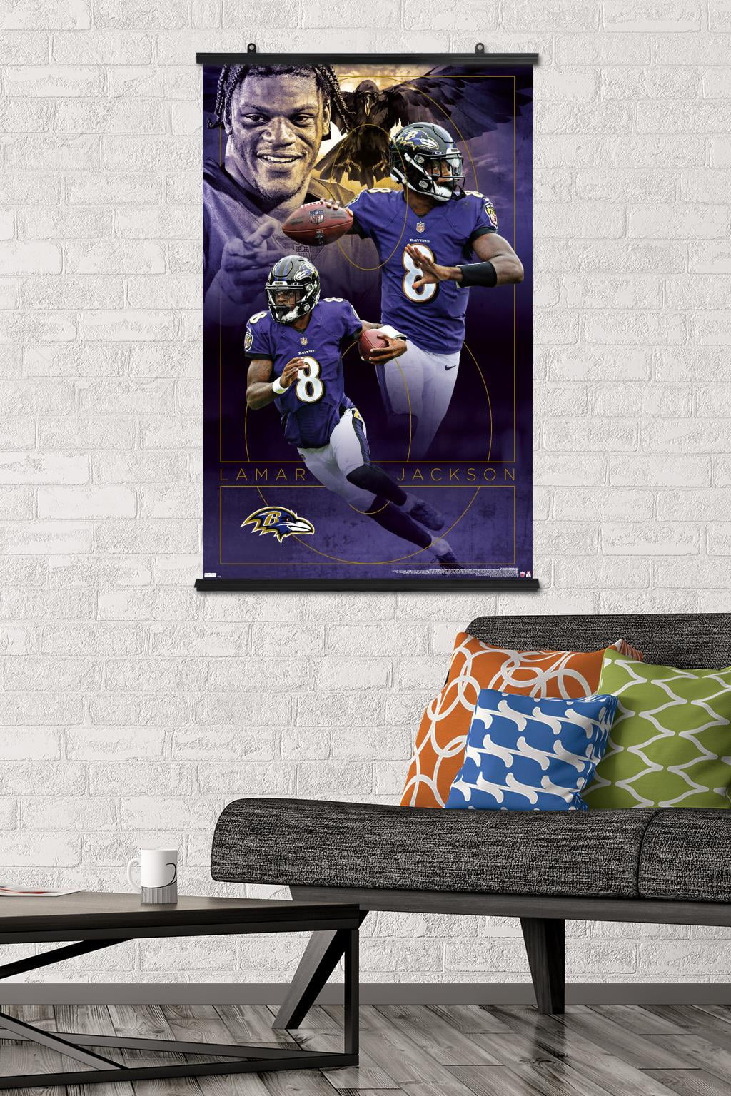 NFL Baltimore Ravens - Lamar Jackson 20 Wall Poster, 22.375" x 34"