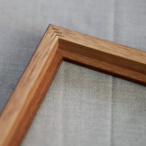 Picture Frame Moulding (Wood) 18Ft Bundle - Traditional Walnut Finish - 0.75" Width - 9/16" Rabbet
