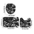 thumbnail image 4 of Chmadoxn Bathroom Rugs, Rugs for Living Room, Area Rug, Bath Mat Bathroom Decor 3 Pcs Rug Set With ColorfulMarble Bathroom Set With AntiSlip Rug Toilet Lid Cover And U Shape Mat Bathroom Rugs, 4 of 6