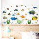 thumbnail image 2 of Debajo de las calcomanías de pared de peces de mar Calcomanías decorativas de pared de arrecife de coral Calcomanías de pared de peces pelar y pegar pegatinas arte de pared de estrella de mar BRI  Rojo Verde, 2 of 5