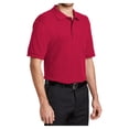 thumbnail image 4 of Yellow Rooster Men's Short Sleeve Silk Touch Polo with Pocket Red XL, 4 of 6