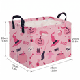 thumbnail image 4 of Storage Basket | Collapsible Laundry Basket Spooky Cute Halloween Decor for Holiday Home Decor | Trick Or Treat Gift Halloween Boo Basket | Rectangular Foldable Laundry Basket for, 4 of 8