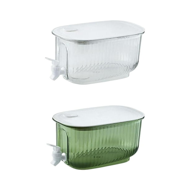 Conjunto de 2 Envases de Jugo de 4 L para Almacenar Bebidas Frías en el Jardín