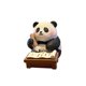 thumbnail image 5 of Figura de panda, adorno de mesa, decoración para el salpicadero del coche, escultura de animal para escritorio, mesa, centro de mesa, sala de estar, Estilo C, 5 of 8