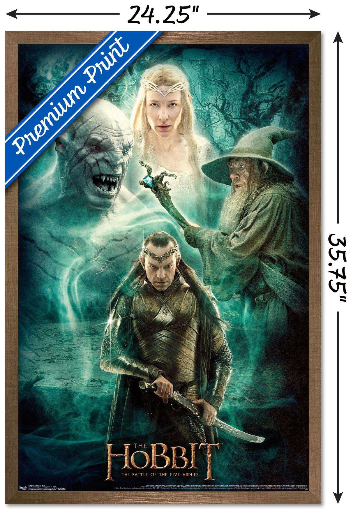 The Hobbit: The Battle Of The Five Armies - Collage Wall Poster, 22.375" x 34", Framed