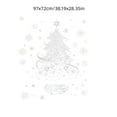 thumbnail image 3 of FeiFu Christmas Christmas Tree Stickers Festive Printed Adhesive Stickers Removable Reusable for Gift Boxes Cards Windows and Holiday Art, 3 of 9