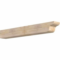5 1/2"W x 6"H x 48"L Carmel Smooth Rafter Tail, Douglas Fir