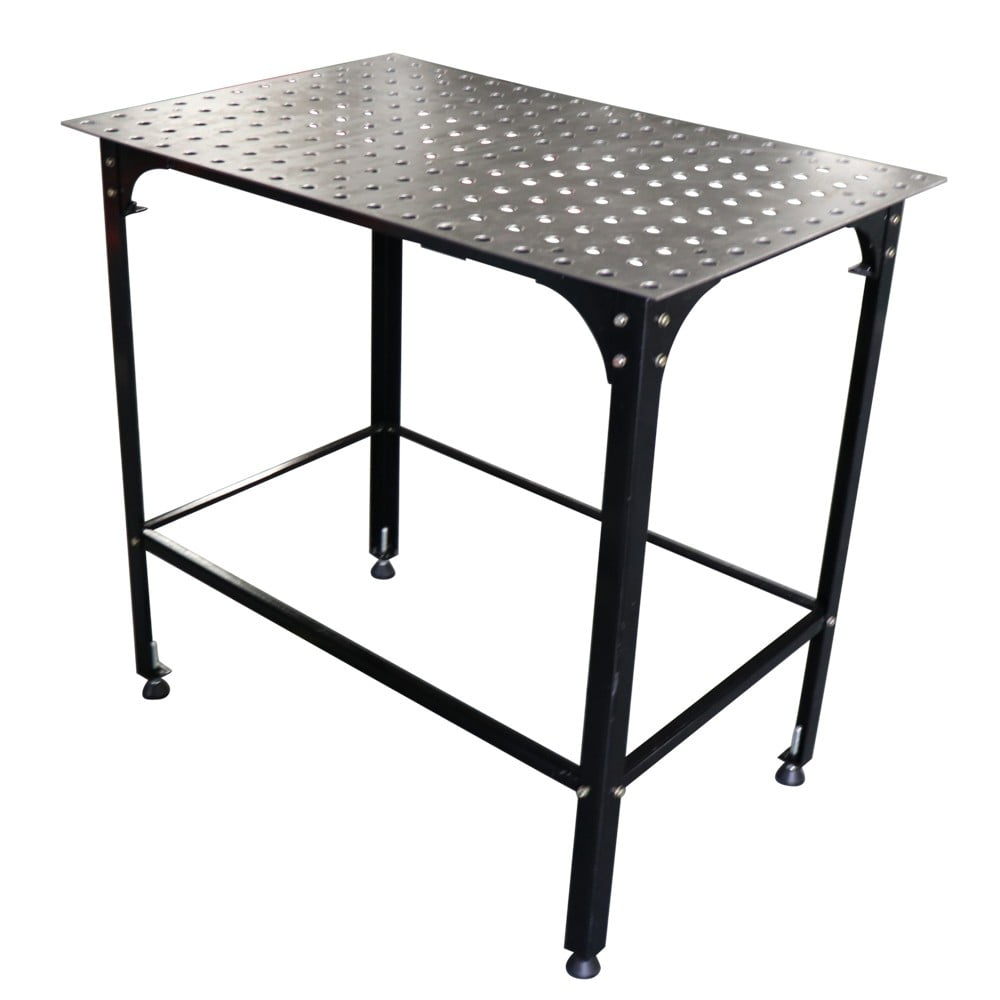 36" Adjustable Welding Table with 2 x 2 Hole Grid 5/8" Holes for Clamps