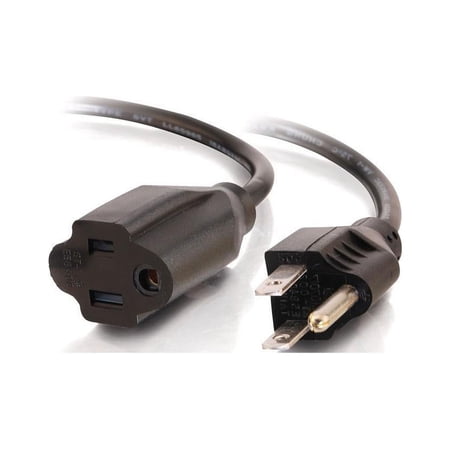 UPC: 0757120031161 | C2G 10ft 18 AWG Outlet Saver Power Extension Cord (NEMA 5-15P to NEMA 5-15R) – Power Extension Cable – power extension cable – 10 ft