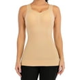 thumbnail image 2 of Cami Shaper for Women Slimming Shapewear Tank Top Tummy Control Shaping Tanks Seamless Camisole Built in Bra, 2 of 6