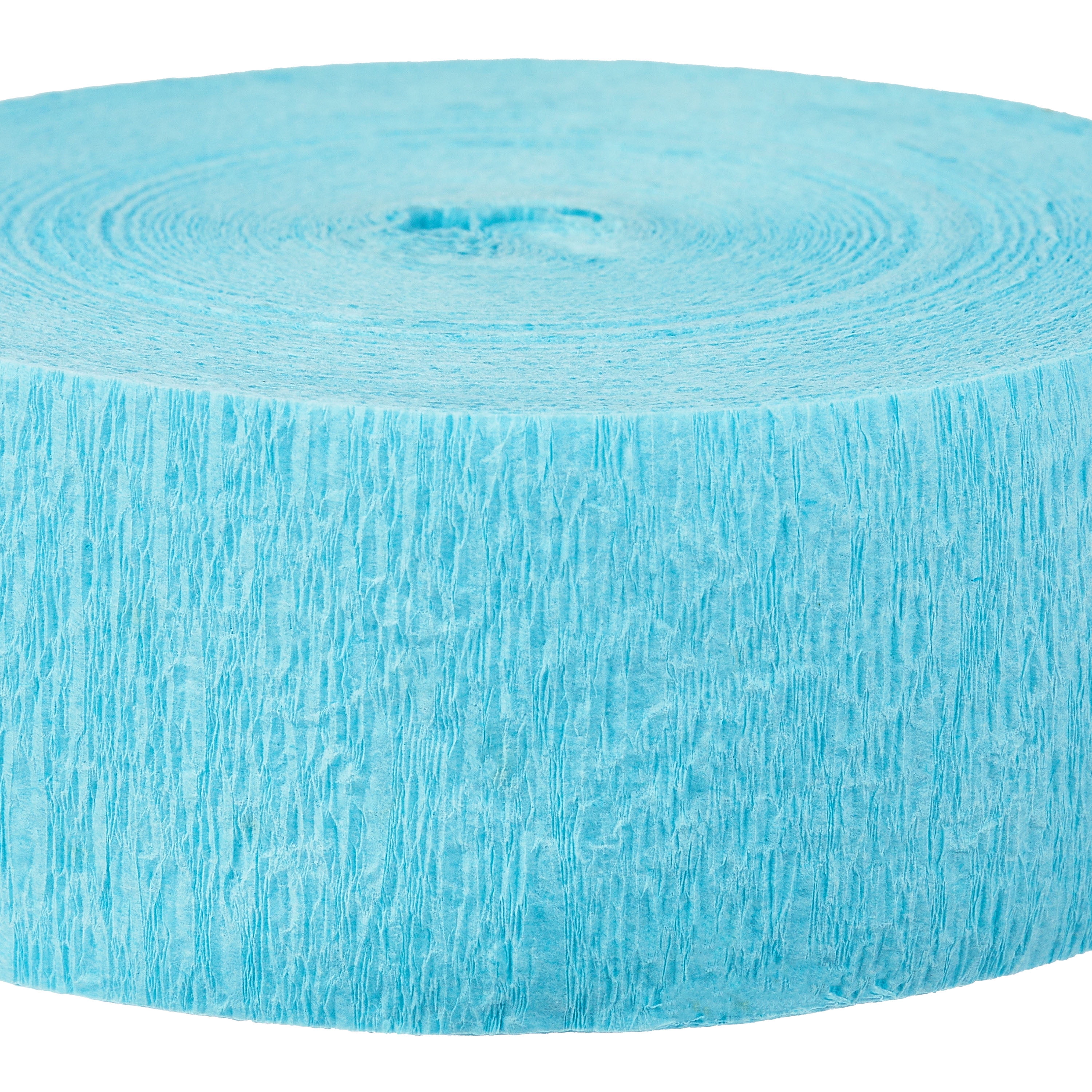 Light Blue Paper Party Streamer 150' by Way to Celebrate
