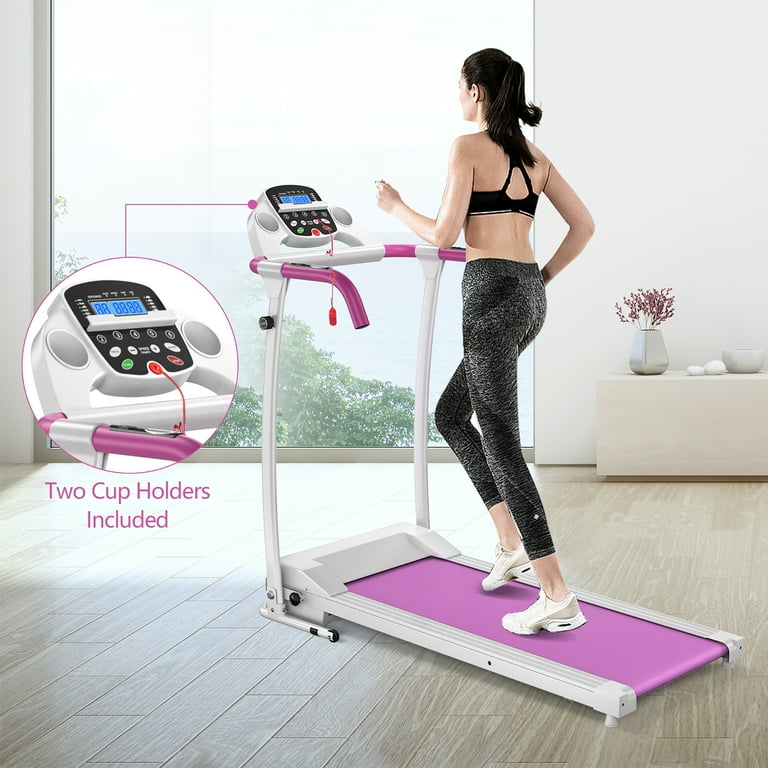 Costway 800W Folding Treadmill Electric Support Motorized Power Running Fitness Machine