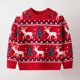 thumbnail image 3 of Suéter navideño de otoño e invierno 2024, suéter navideño de alce para niños, suéter para niñas y niños, ropa para niños, 3 of 5