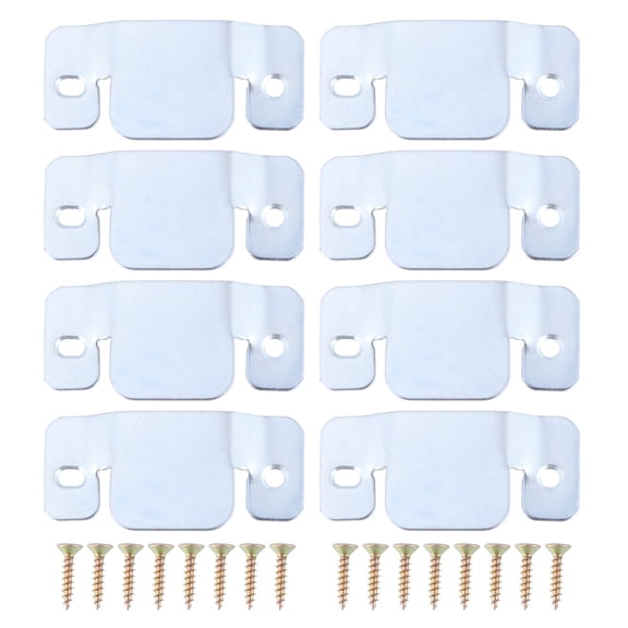 8pcs Universal Sectional Sofa Interlocking Furniture Connector with 16pcs Screws