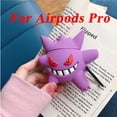 thumbnail image 3 of Funda de Silicona Brillar para Airpods Pro 3D Demonio Morado, 3 of 5