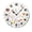 FFclock097, variant on ZXCXRQFa Desk Clocks Wildflower Butterfly Spring Floral Silent Wall Clock for Bathroom Indoor Decoration No Ticking 10 Inch Round Small Clock for Hospital Classroom Home Living Room