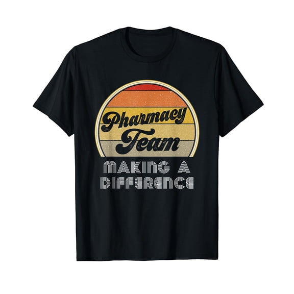 Retro Pharmacy Tech Week Appreciation Making A Difference T-Shirt