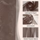thumbnail image 3 of Tela de tul de organza Uxcell, cristal sheer sedoso para mantel de bricolaje, café, 3 of 7