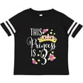 thumbnail image 3 of Inktastic This Princess is Three Third Birthday Girls Toddler T-Shirt, 3 of 5