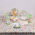 thumbnail image 2 of Naiovety 96 piezas platos de un solo fiesta cumpleaños Animal decoración vajilla atmósferas servir comida postre platos Serveware Kits de decoración para fiestas, 2 of 6