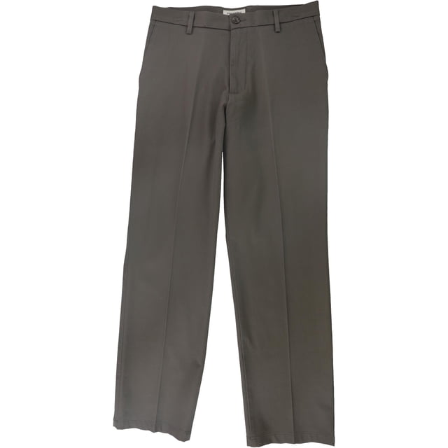 Dockers Signature Straight Casual Chino Pantalones para Hombre, Marrón, 32W x 34L