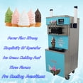 thumbnail image 4 of INTBUYING Commercial 3 Flavor Soft Ice Cream Machine with Pre Cooling Functions & 2 Compressor 25L/H, 4 of 12