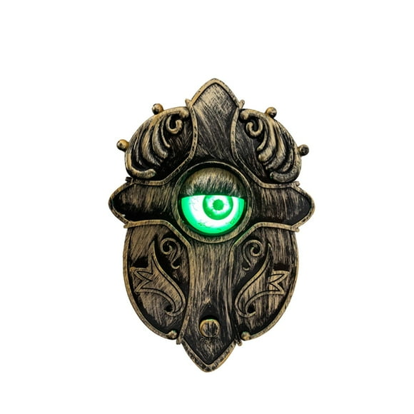 One Eyed Doorbell Decoration LED Electric Light Emitting Sound Eye Doorbell Bar Secret Room Trick Props