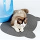 thumbnail image 2 of Alfombrilla Para Arena Para Gatos Alfombrilla Antideslizante Para Atrapar Arena Alfombrilla Para Control De Dispersión De Arena Para Gatos Que Ahorra Espacio Almohadilla Para Caja De Arena Manta Gris Moyic PT000955-00, 2 of 7