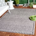 thumbnail image 3 of Safavieh Courtyard Amy Geometric Indoor/Outdoor Area Rug, Black/Beige, 5'3" x 7'7", 3 of 10